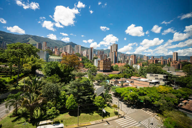 Skyline de Medellín de día